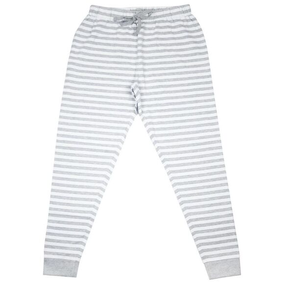Unisex Adult Striped Lounge Pants / Gray - Picture 1 of 1
